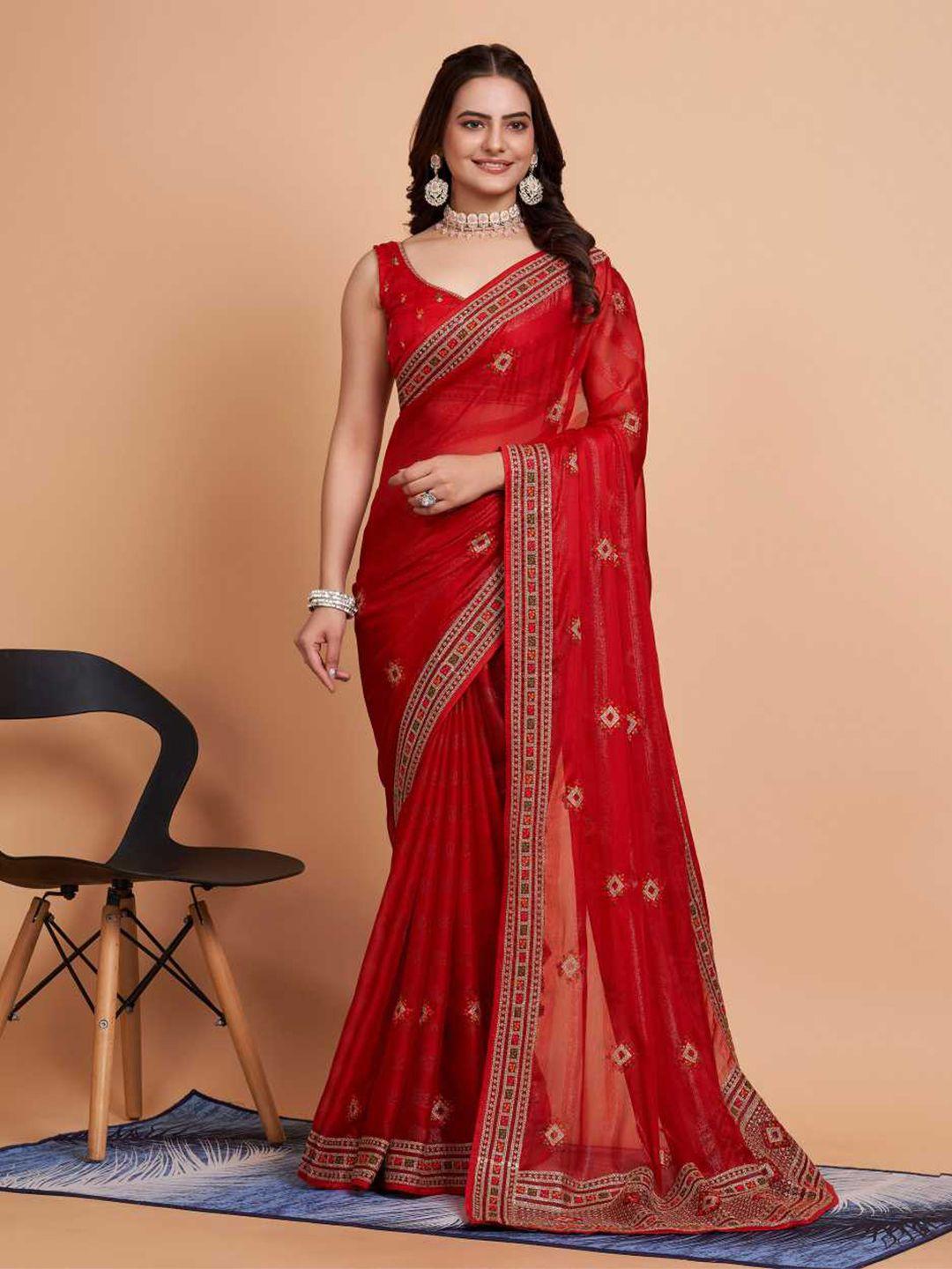 vairagee embroidered saree