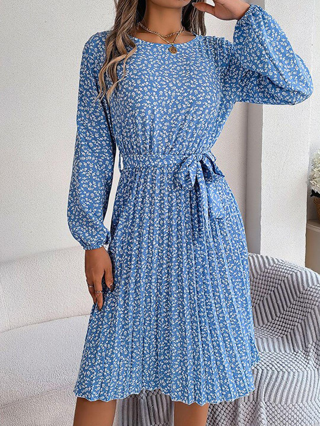 stylecast print a-line midi dress