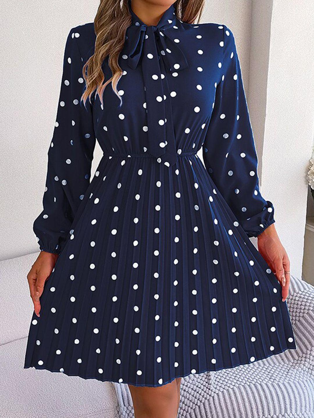 stylecast polka dot print shirt midi dress