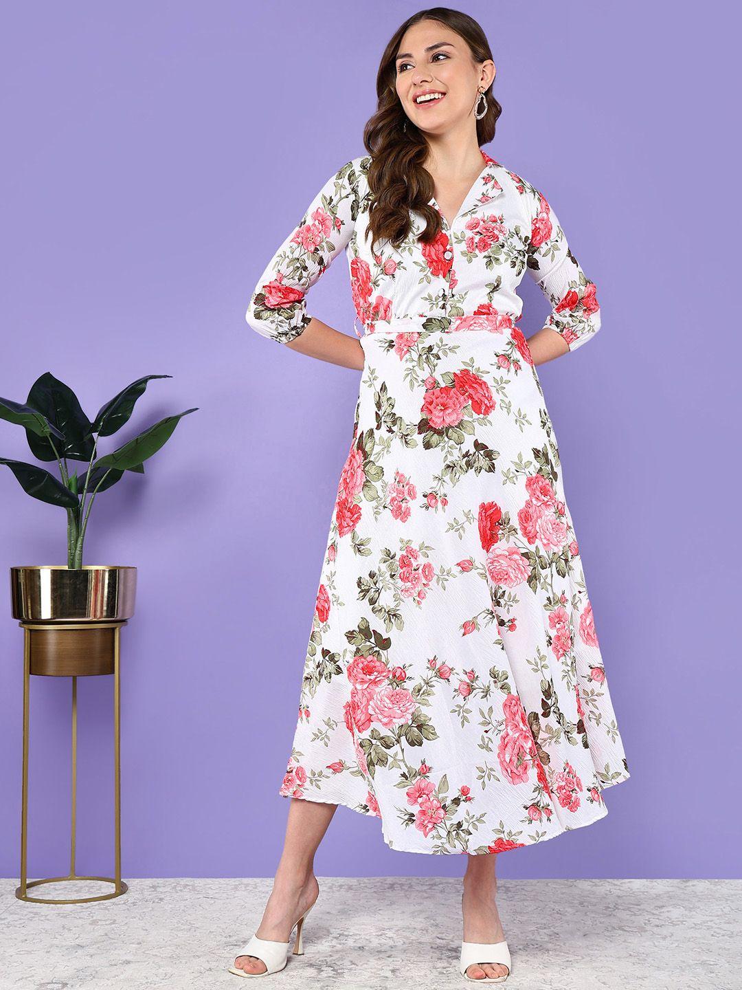 baesd floral print maxi midi dress