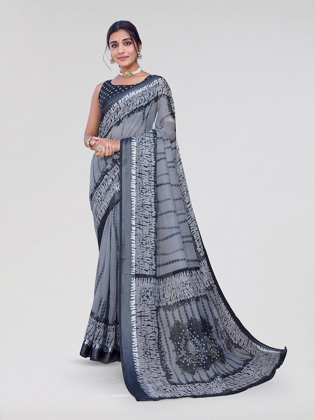 yashika linen blend saree