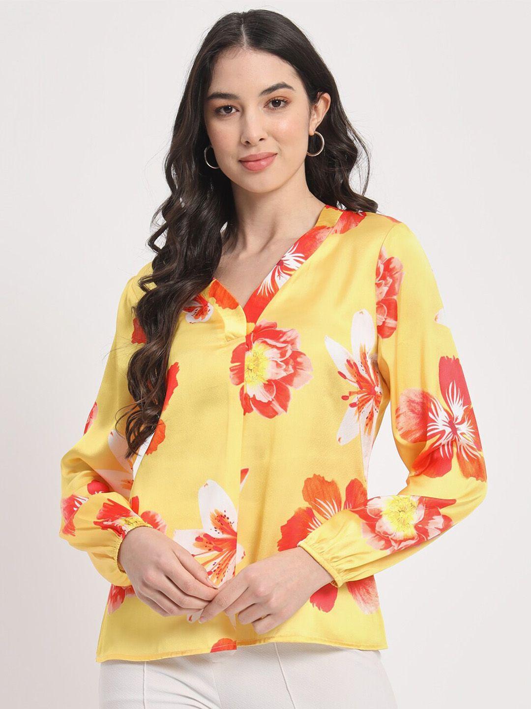 angloindu floral print top