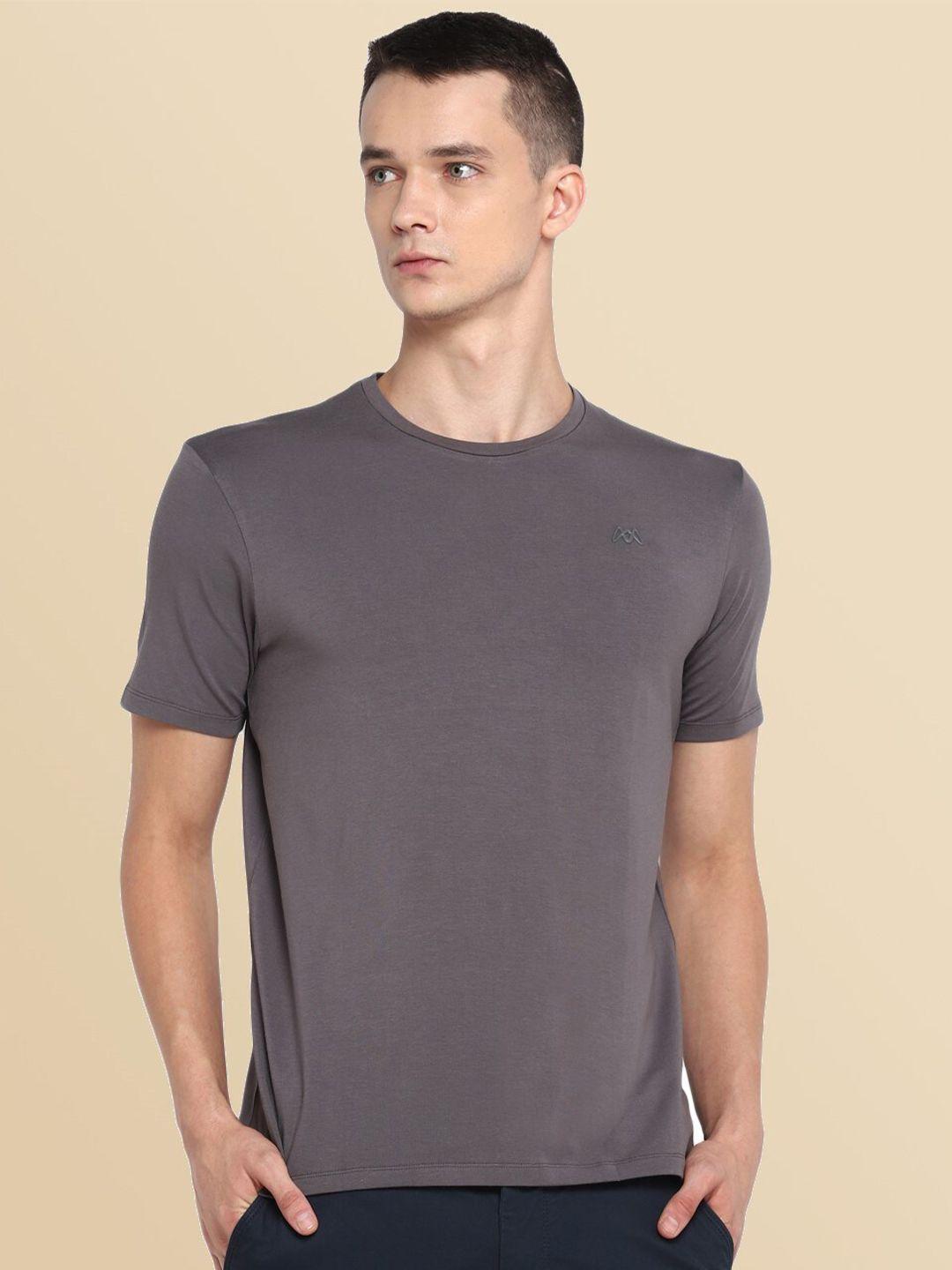 muwin round neck half sleeve pure cotton t-shirt