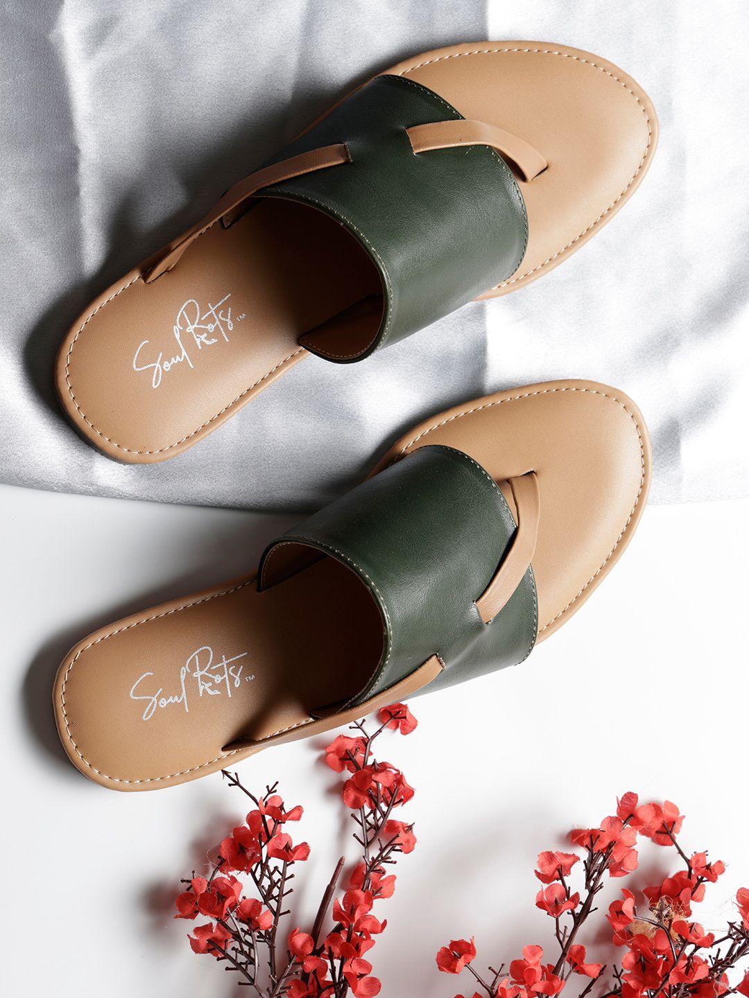 soul roots women open toe flats