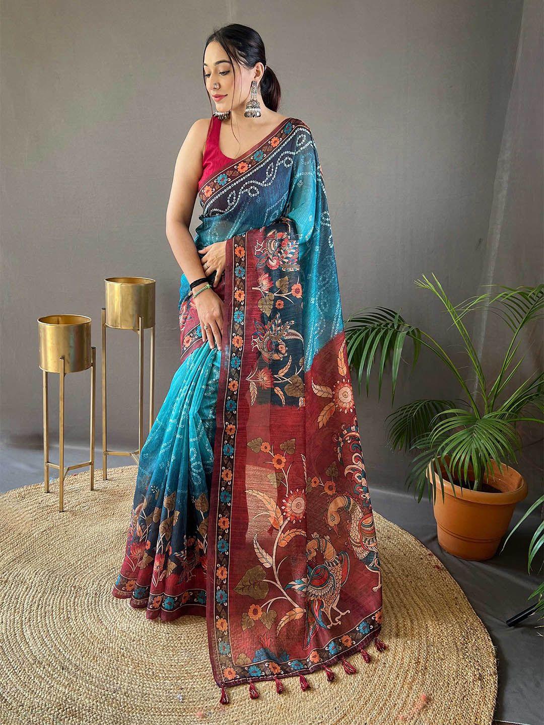 mitera ethnic motifs tussar saree