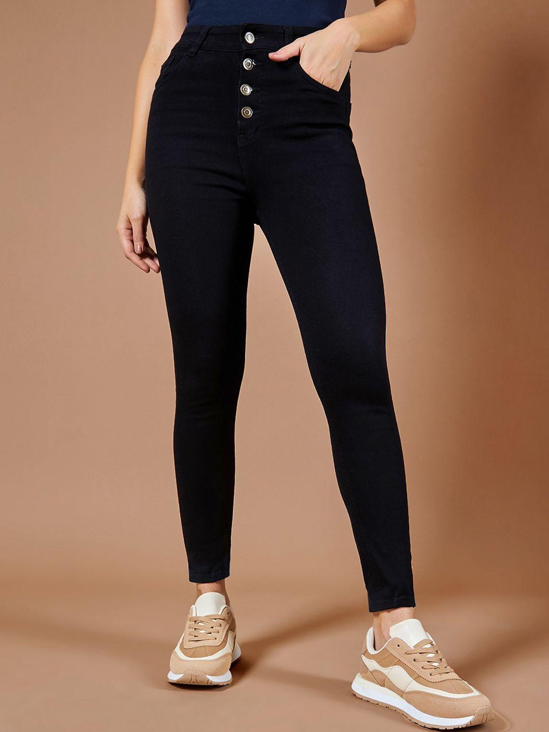 the roadster lifestyle co women high-rise skinny-fit jeans