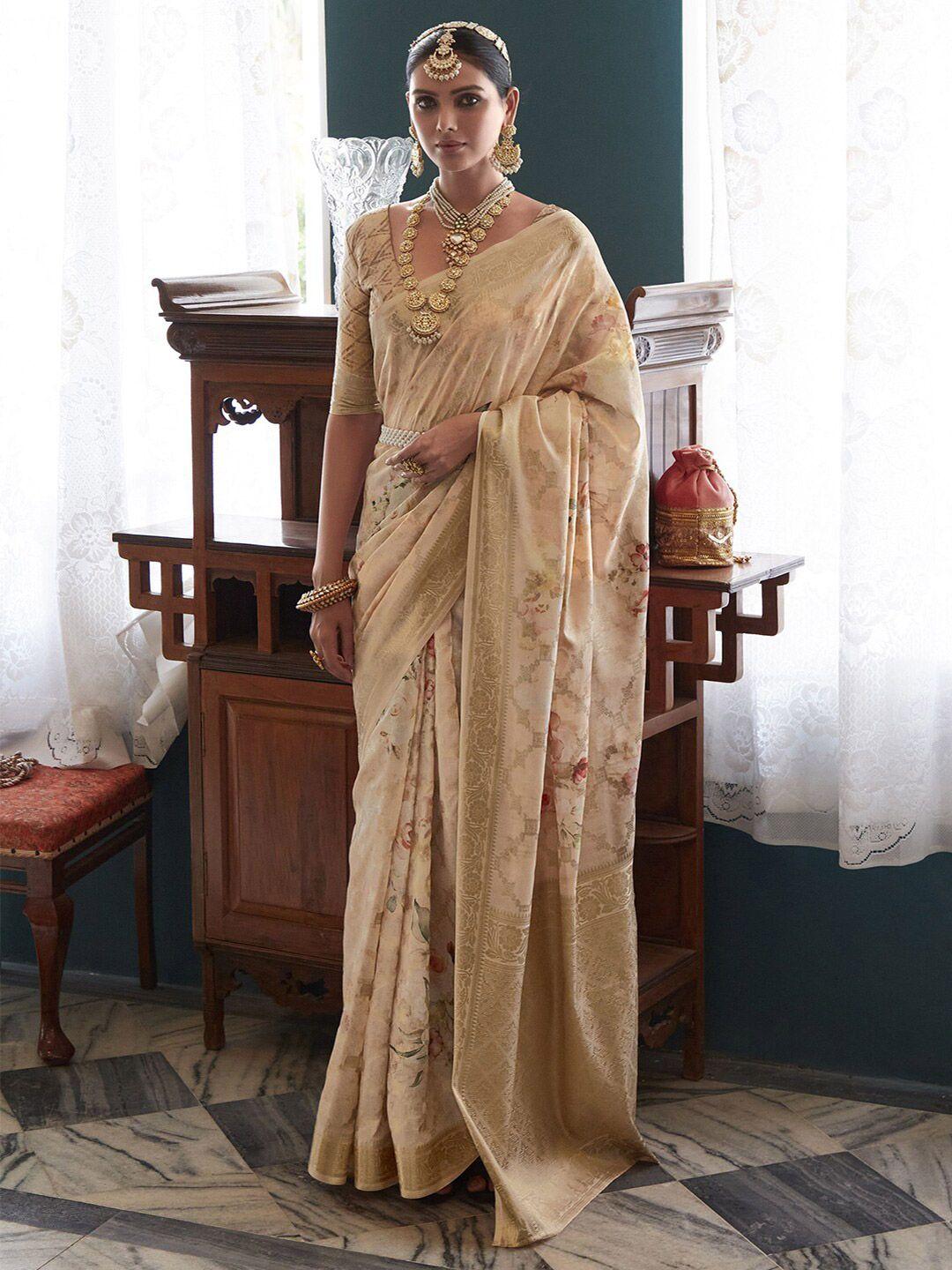 mitera ethnic motifs woven design zari jacquard banarasi saree