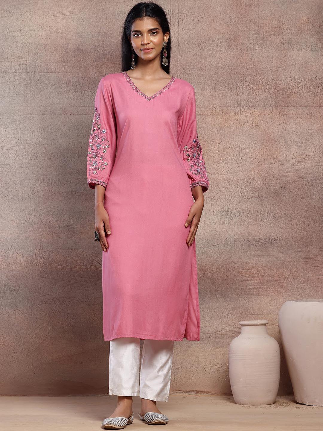 indya v-neck kurta