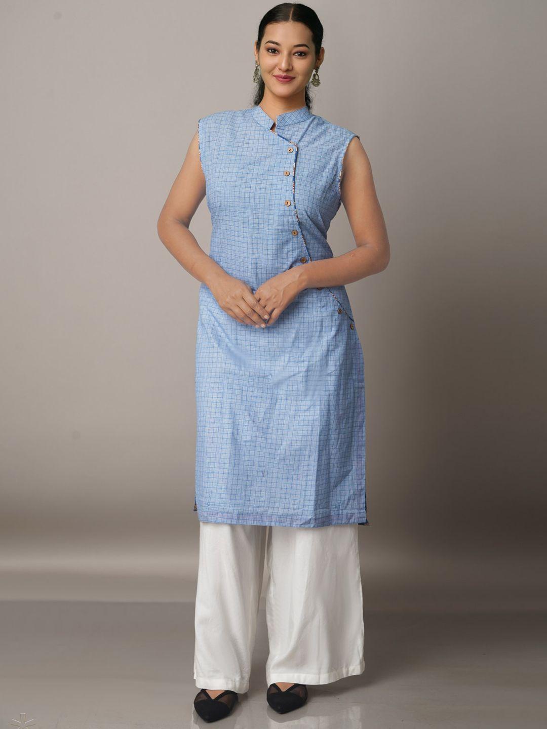 unnati silks women thread work handloom kurta