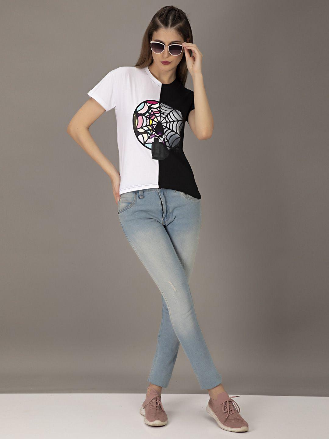 sthulas series stiger printed pure cotton t-shirt