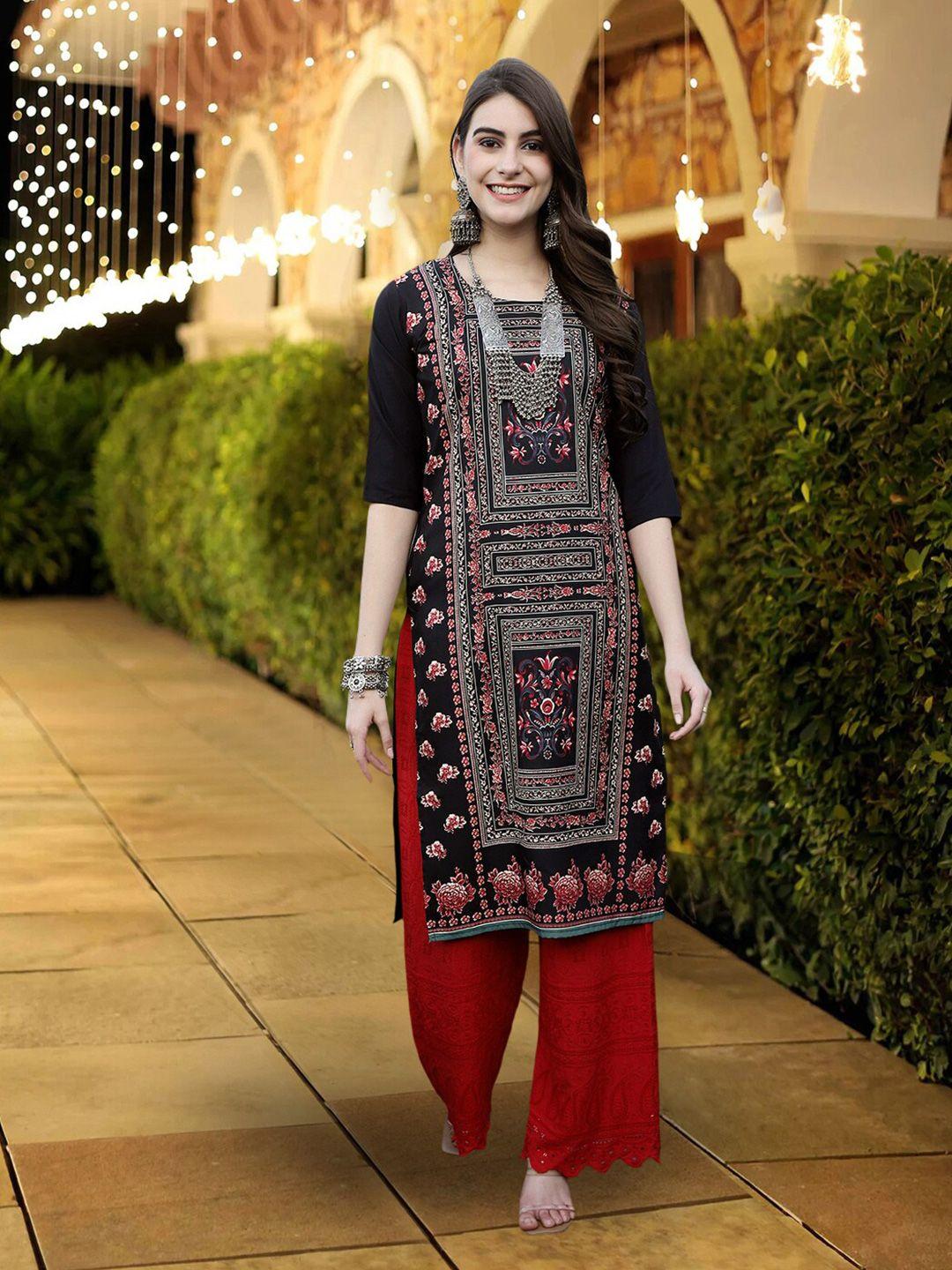 kalini printed straight kurta