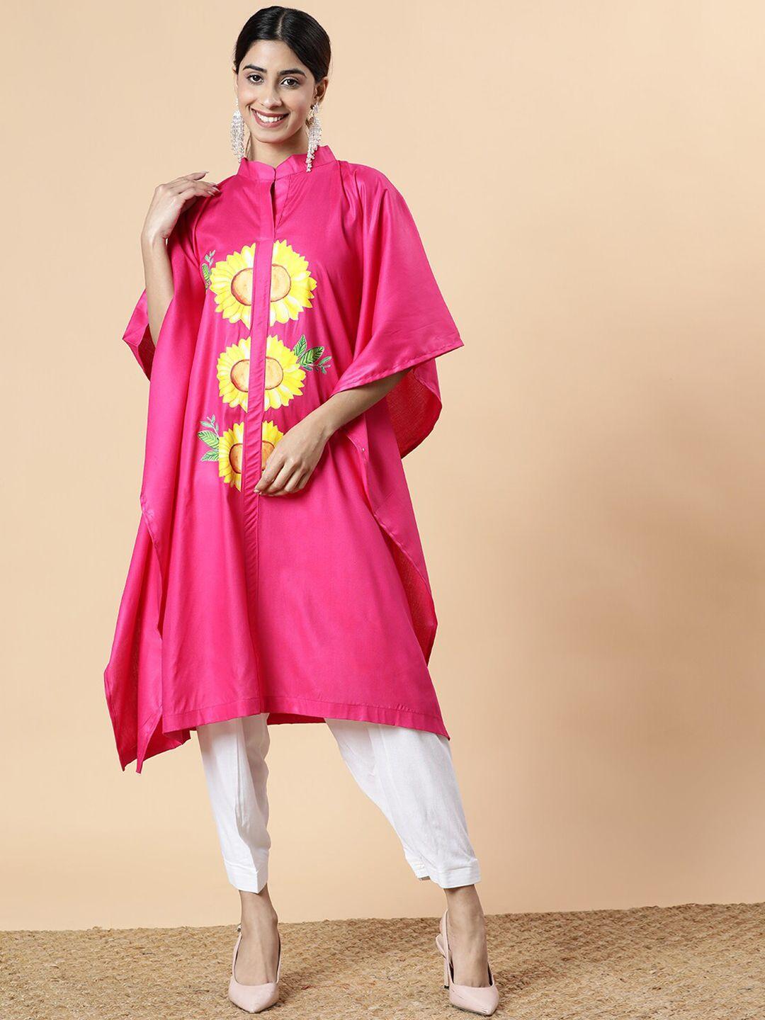 letsdressup kimono sleeve kaftan dress