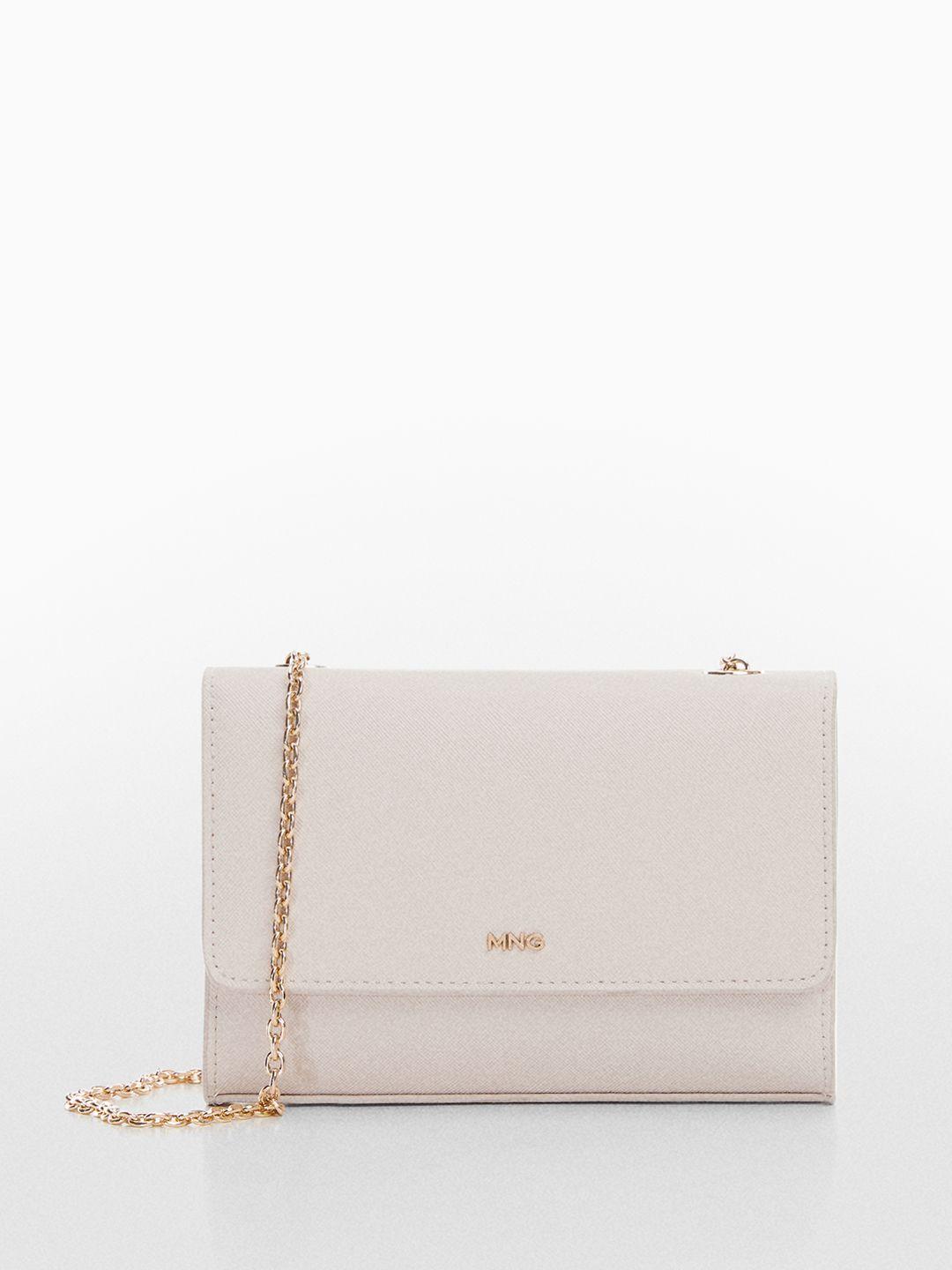 mango textured structured sling bag