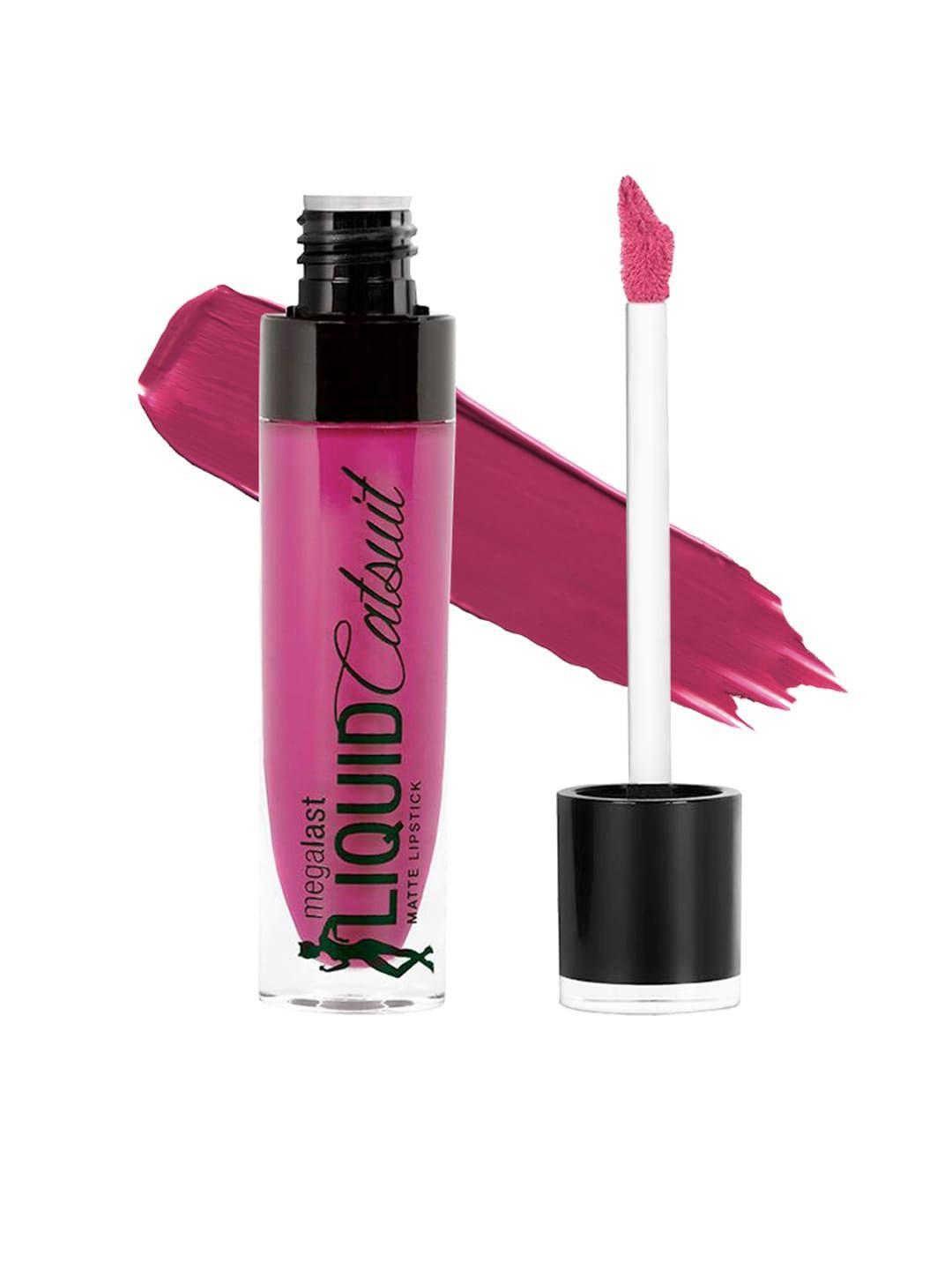 wet n wild megalast liquid catsuit matte lipstick - nice to fuschia e927b