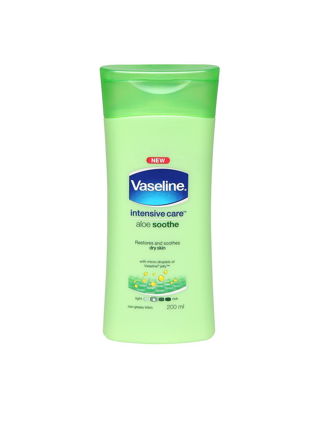 vaseline intensive care aloe soothe body lotion