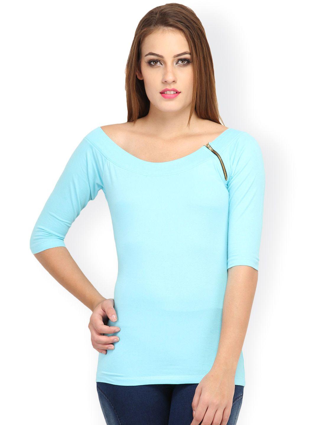 cation women light blue top