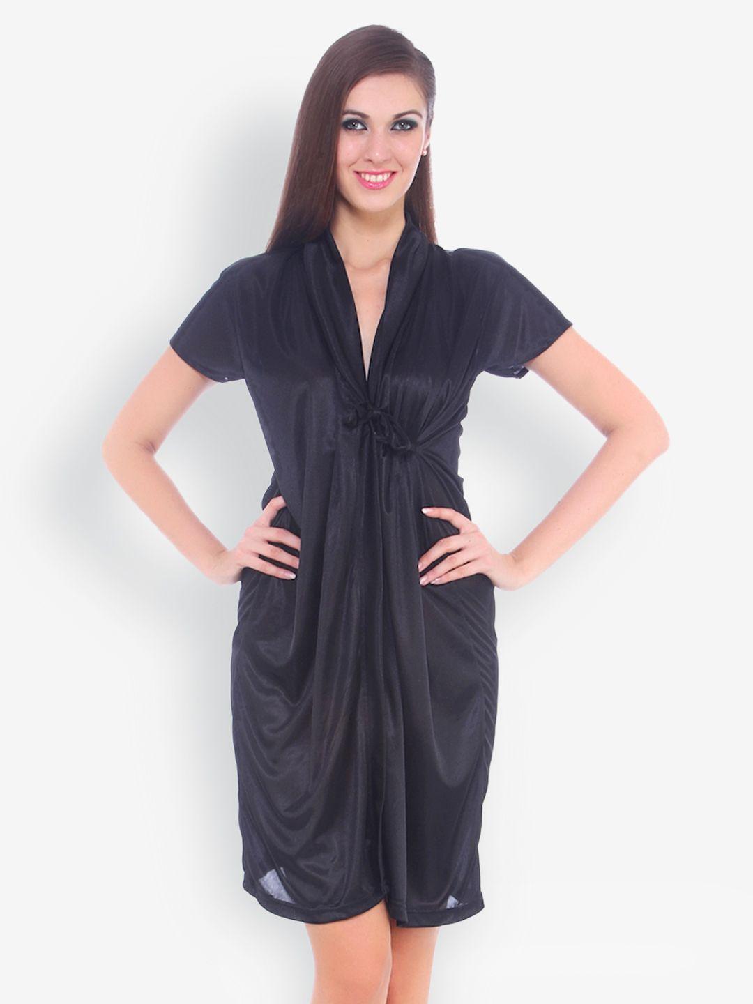 fasense black nightgown