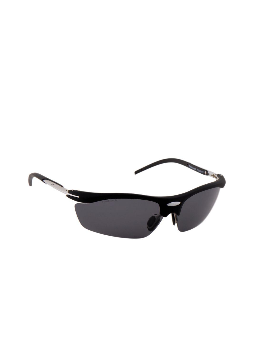 fastrack men polarized sporty wrap sunglasses