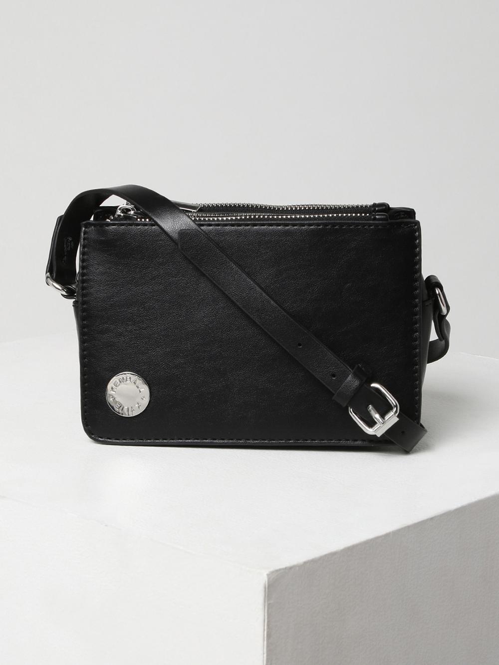 kendall & kylie womens black solid crossbody