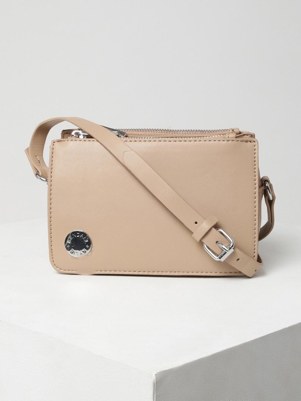 kendall & kylie womens brown solid crossbody