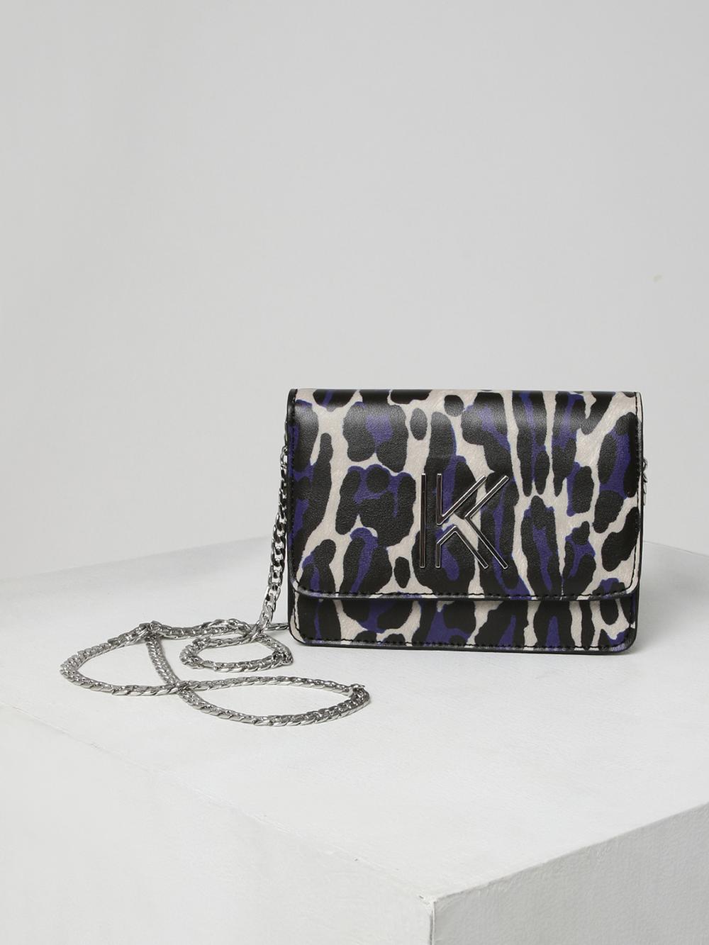 kendall & kylie womens multi printed crossbody