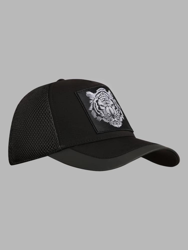 black men printed cap