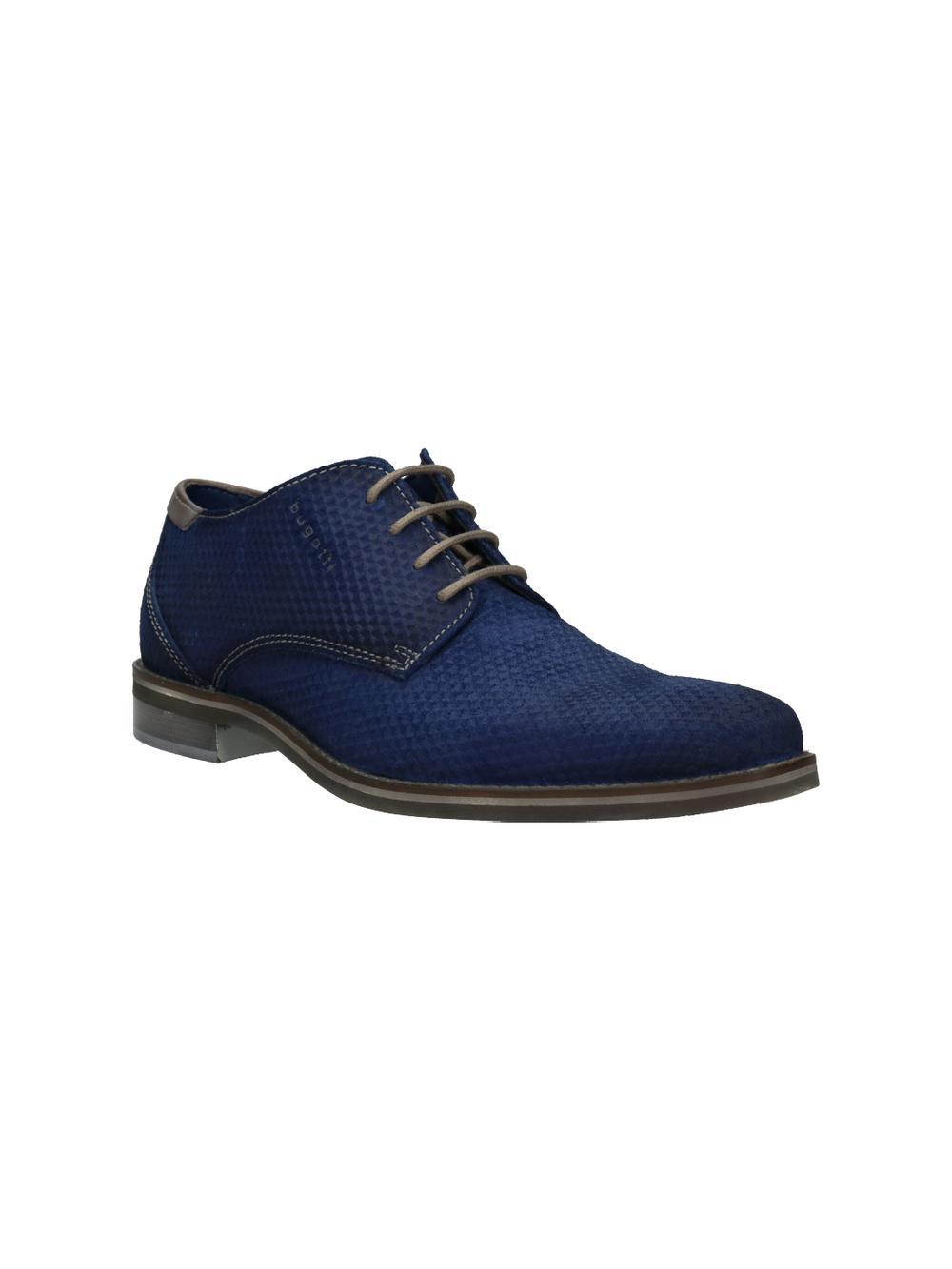 bugatti men blue formal shoes