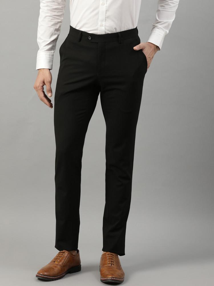 black slim fit trouser