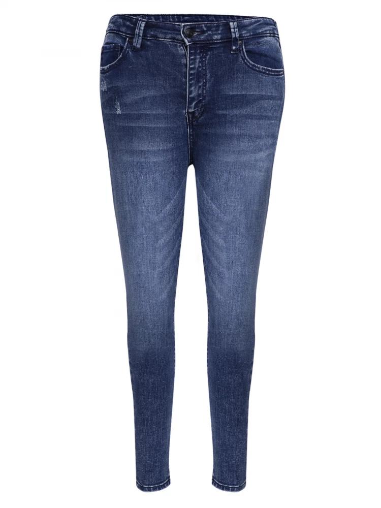 blue solid super skinny jeans