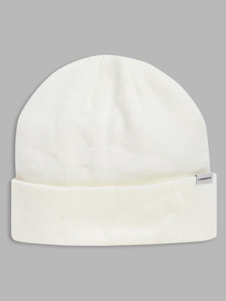 lindbergh men off white beanies