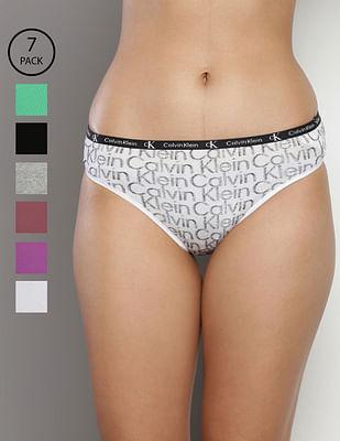 mid rise bikini panties - pack of 7