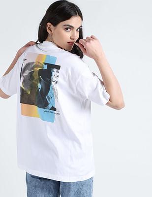 gradient photoprint t-shirt