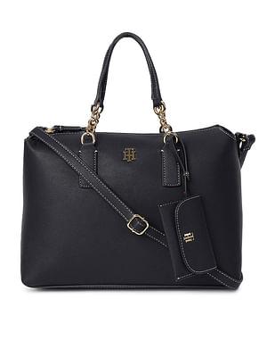 grain pebble brielle satchel bag