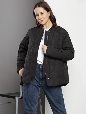 quilted bomber jacket