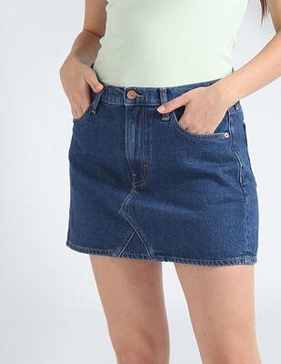 mid rise izzie mini skirt