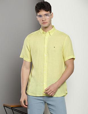 pigment dyed linen shirt