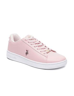 panelled solid lace up rylee sneakers