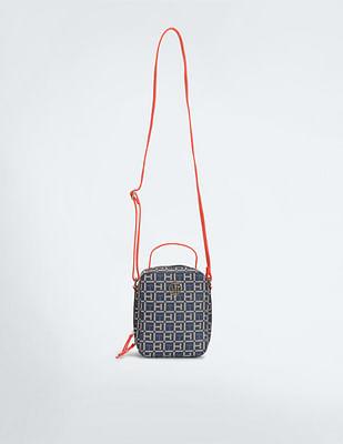 monogram jacquard shoulder bag