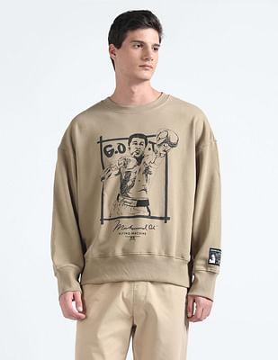 fm x muhammad ali oversized sweatshirt