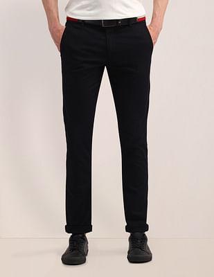 austin slim fit flat front trousers