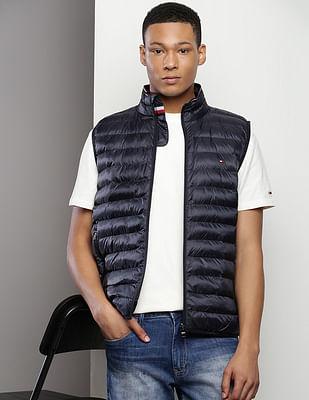 recycled polyester sleeveless jacket