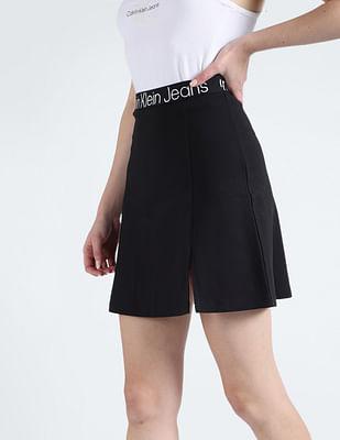 logo waistband milano skirt