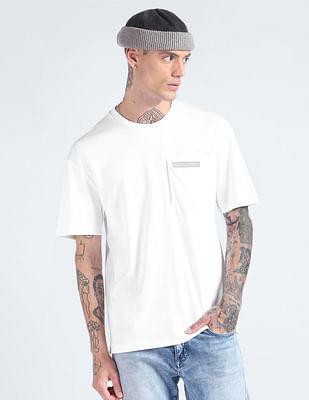 3d logo patch pocket t-shirt