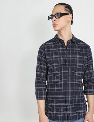 tartan check dobby shirt