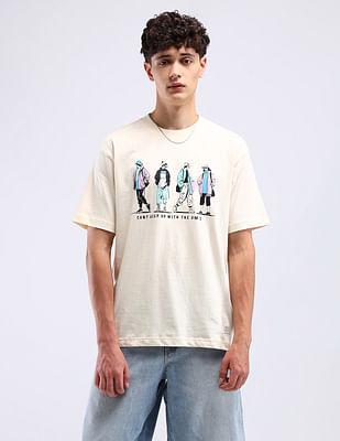 graphic print cotton t-shirt