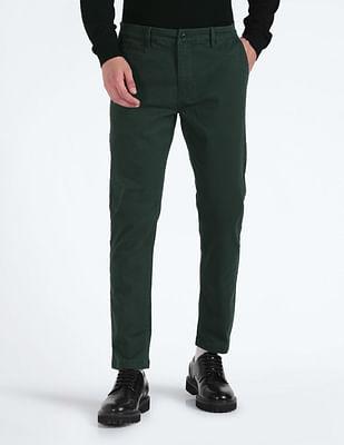 slash slim tapered fit trousers