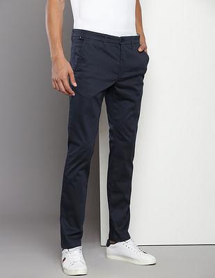 bleecker slim fit structure trousers