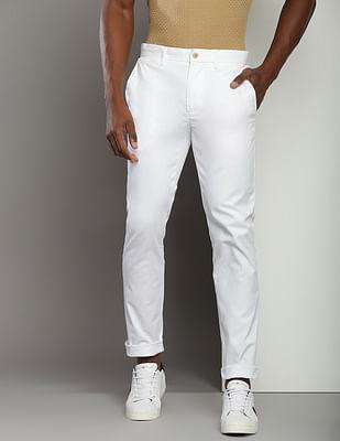 organic cotton solid trousers