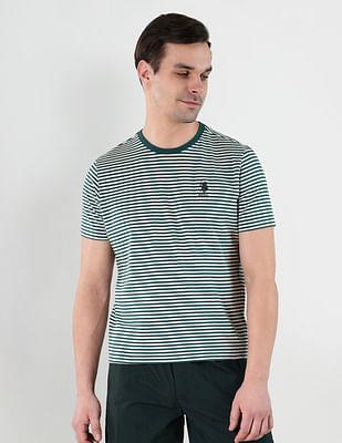 yarn dyed stripe cotton le002 lounge t-shirt - pack of 1