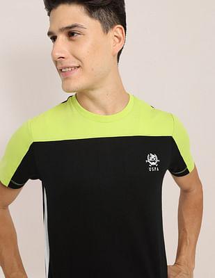 colour block active t-shirt